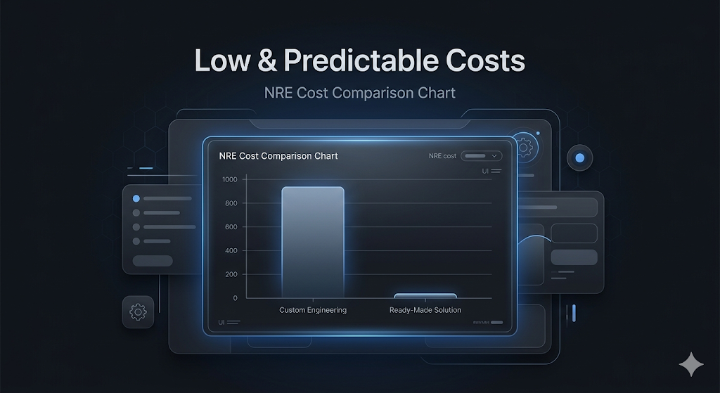 NRE Cost Comparison Chart — Custom Engineering vs Ready-Made Solutions